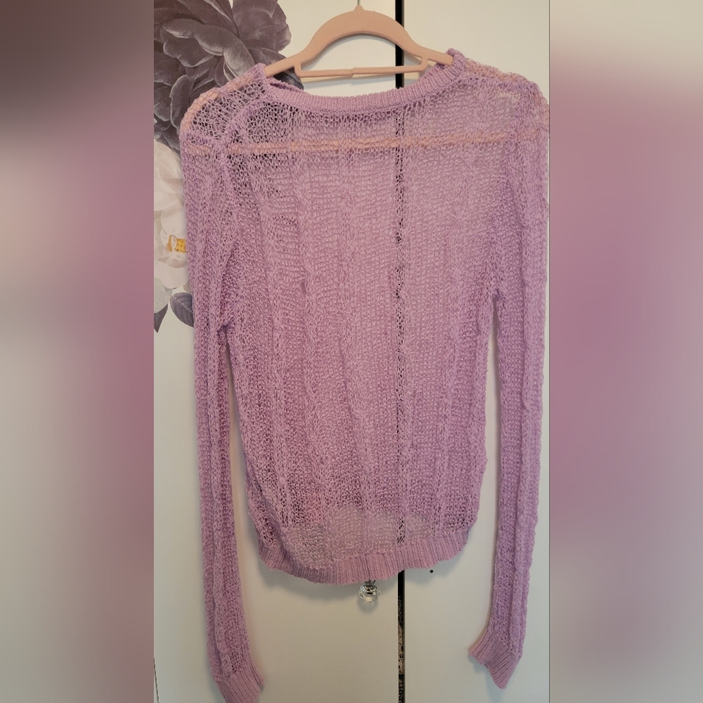 See through sweater